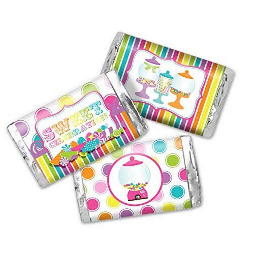 AmandaCreation Sweet Celebration Mini Candybar Wrappers 45pc. Image