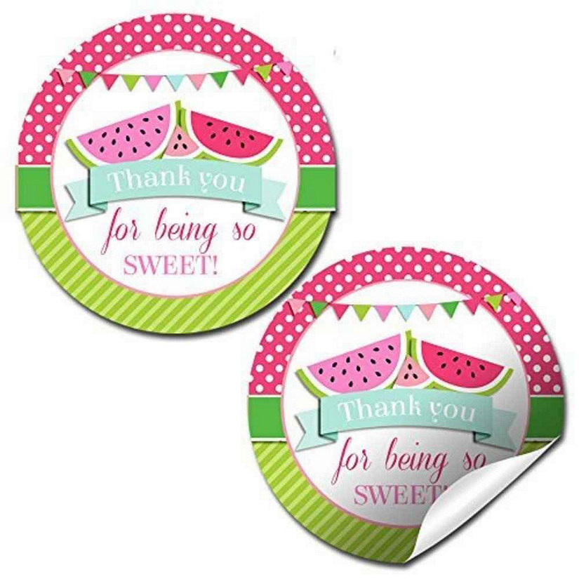 AmandaCreation Sweet Watermelon Envelope Seals 40pc. Image
