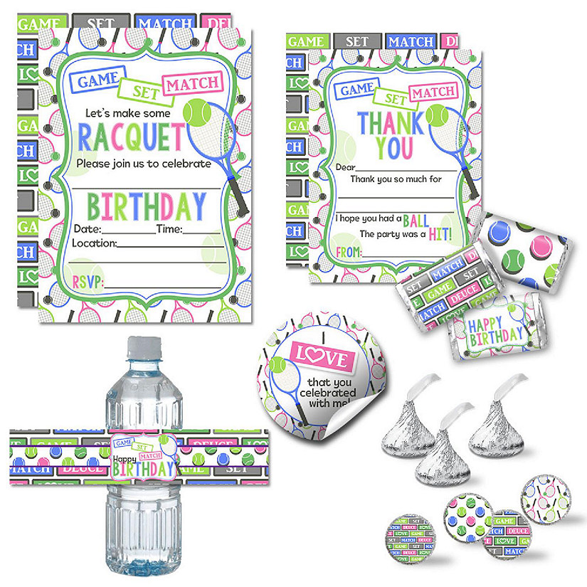 AmandaCreation Tennis Birthday Bundle 321pc. Image