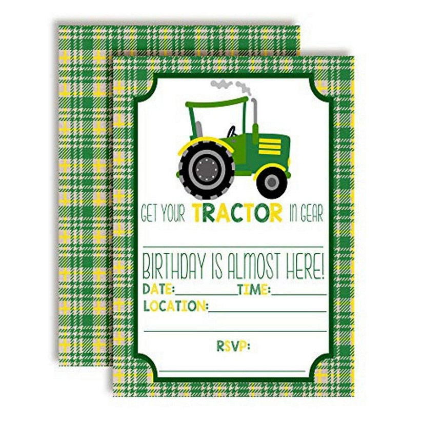 AmandaCreation Tractor Invitations 40pc. by AmandaCreation Image