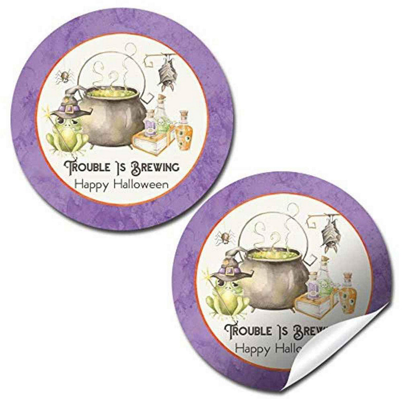 AmandaCreation Trouble is Brewing Envelope Seals 40pc. Image