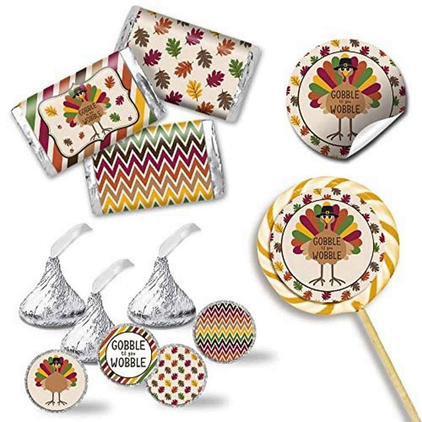 AmandaCreation Turkey Gobble Til You Wobble Sticker Bundle 429pc. Image