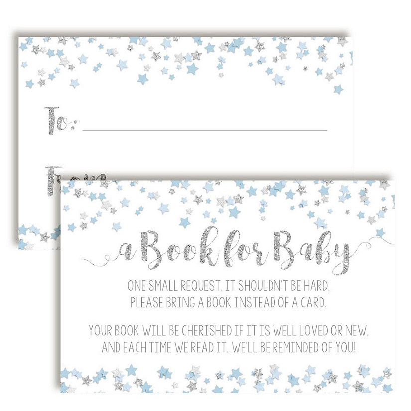 AmandaCreation Twinkle Boy Book Card 20pc. Image