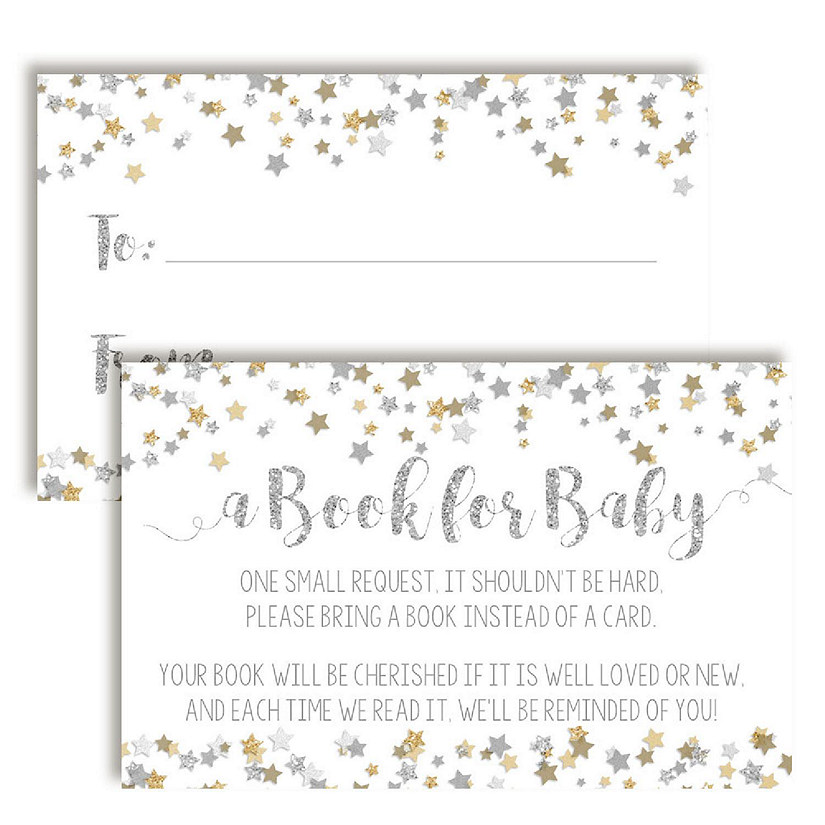 AmandaCreation Twinkle Neutral Book Card 20pc. Image
