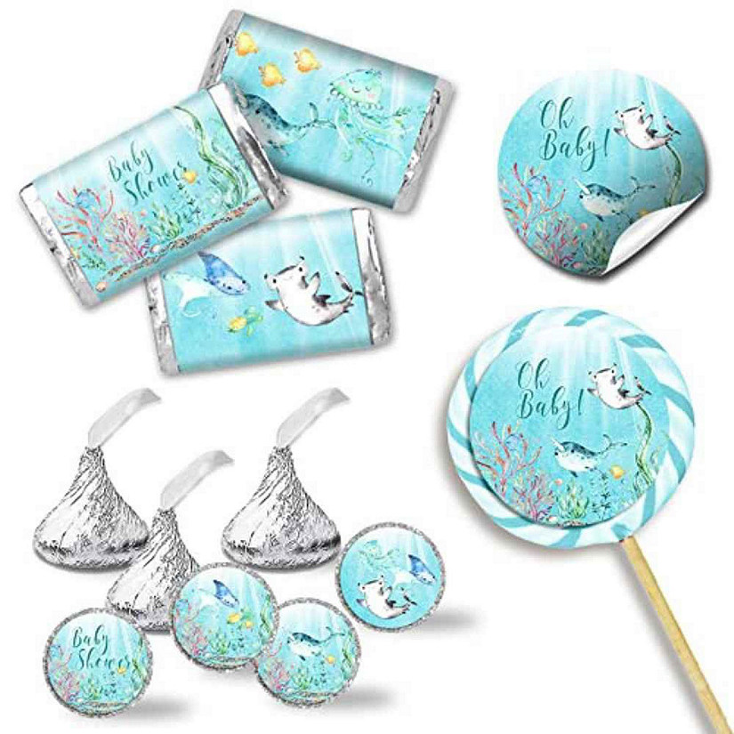 AmandaCreation Underwater Sea Life Sticker Bundle 429pc. Image