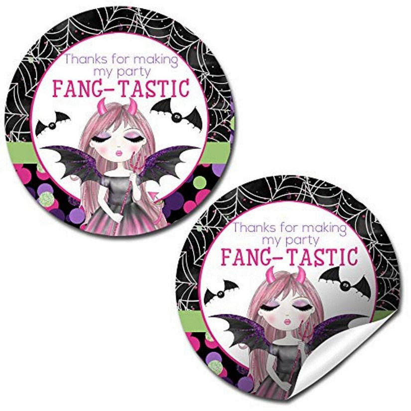 AmandaCreation Vampire Girl Envelope Seals 40pc. Image