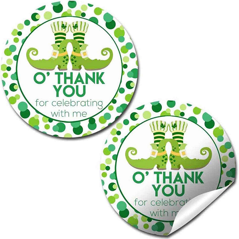 AmandaCreation Wee Bit O Fun St. Patrick's Day Envelope Seal 40pcs. Image