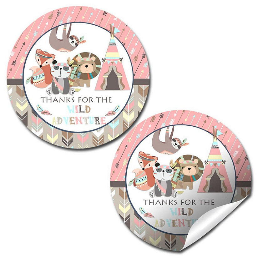AmandaCreation Wild Adventure Envelope Seals 40pc. Image