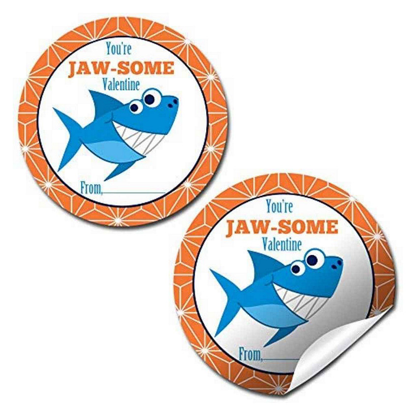 AmandaCreation You're Jawsome Envelope Seals 40pc. Image