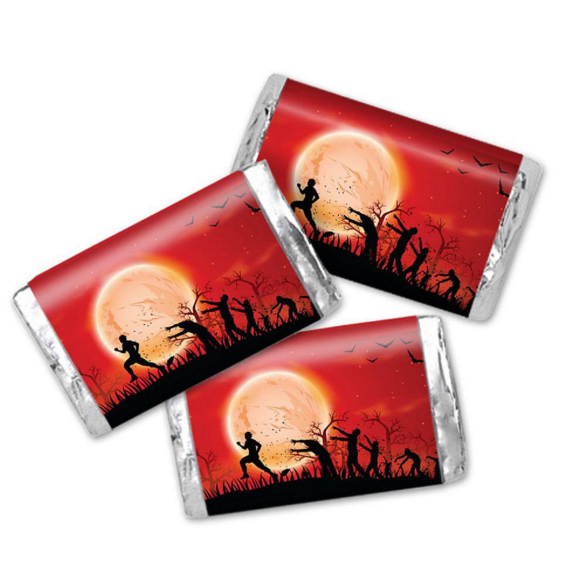AmandaCreation Zombie Attack Mini Candybar Wrappers 45pc Image