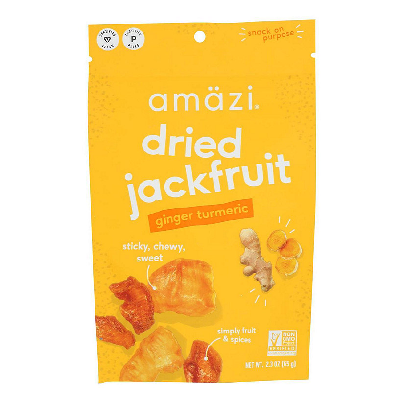 Amazi Foods - Jackfruit Chws Ginger Trmrc - Case of 6-2.3 OZ Image