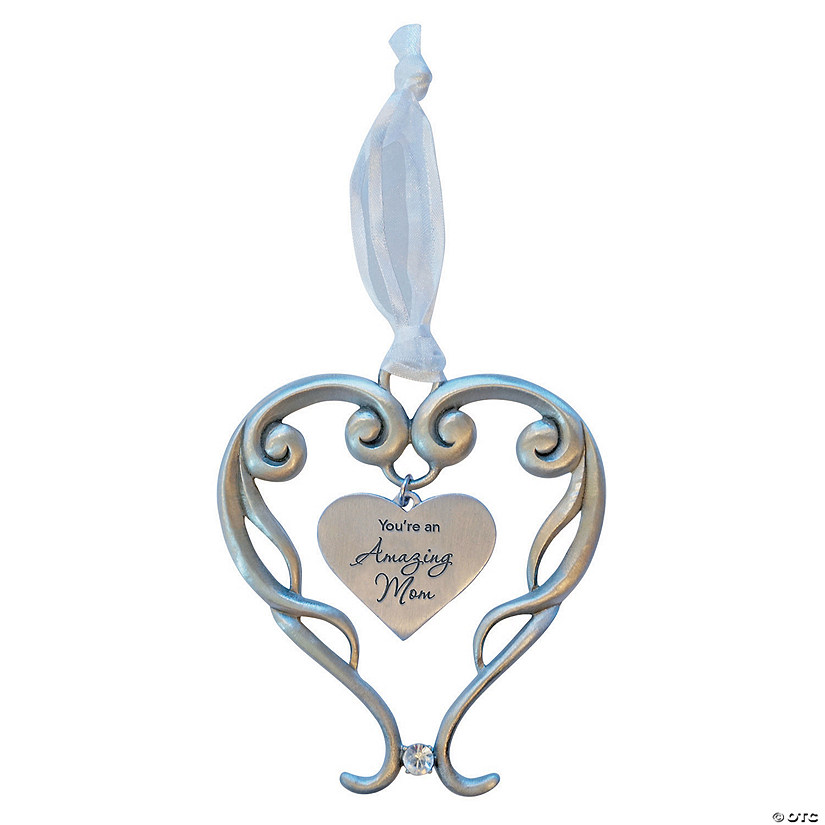 Amazing Mom Heart Ornament Image