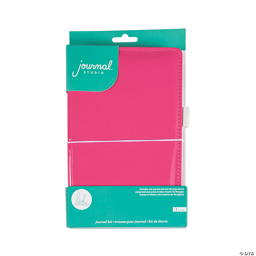 American Crafts&#8482; Hot Pink Journal Kit - 3 Pc. Image