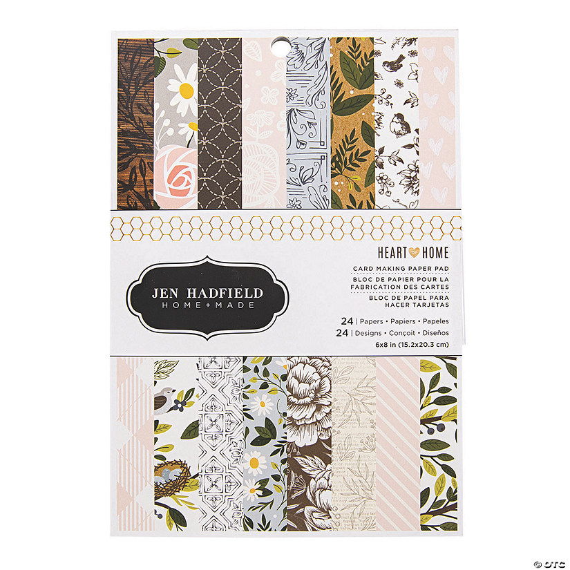 American Crafts&#8482; Jen Hadfield Heart of Home Paper Pad Image