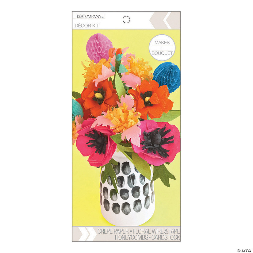 American Crafts&#8482; K&Company&#8482; DIY Bright Floral Bouquet Kit Image