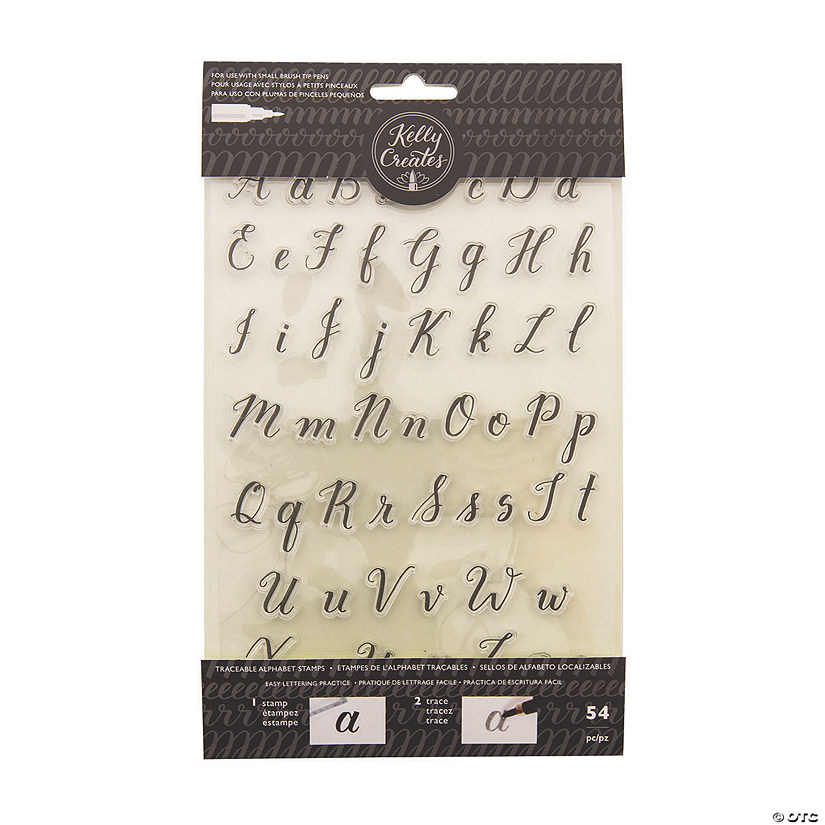 American Crafts™ Kelly Creates Alphabet Traceable Stamps - Discontinued