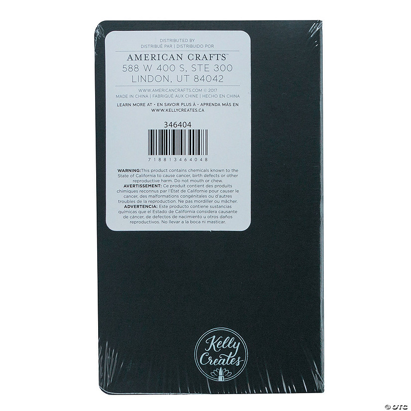 American Crafts&#8482; Kelly Creates Black Paper Journal Insert Image
