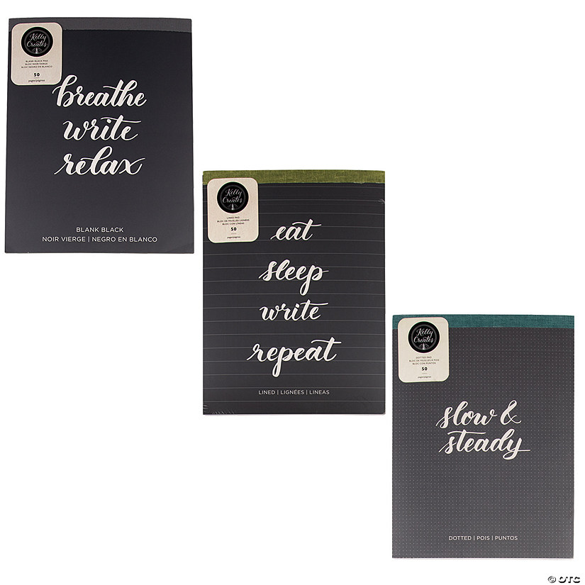 American Crafts&#8482; Kelly Creates Lettering Pad Assortment - 3 Pc. Image