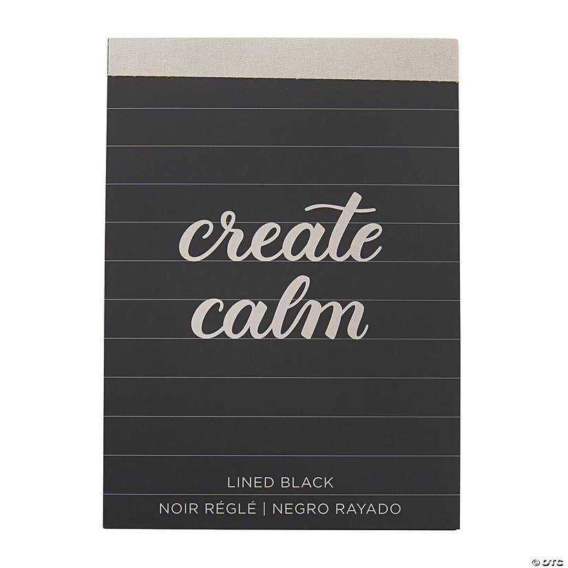 American Crafts&#8482; Kelly Creates Lined Black Lettering Travel Pad Image