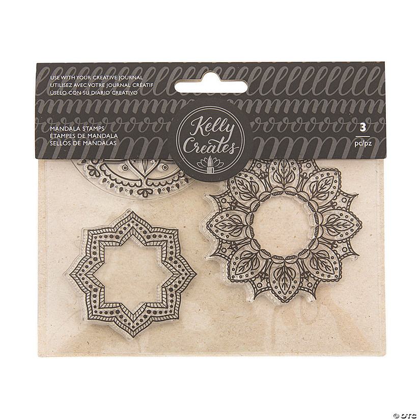American Crafts&#8482; Kelly Creates Mandalas Traceable Stamps Image