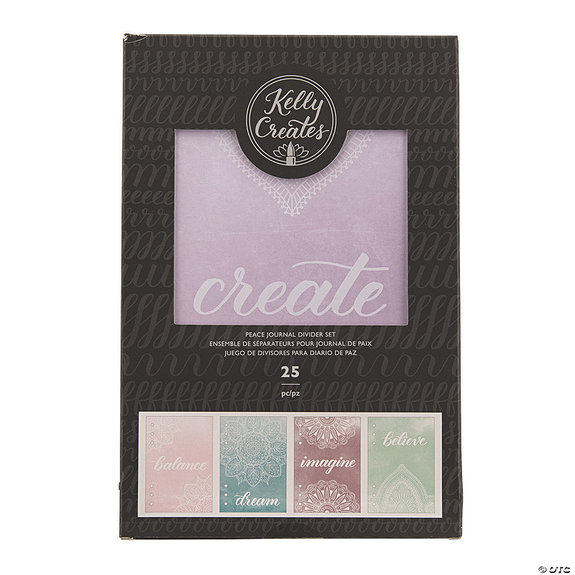 American Crafts&#8482; Kelly Creates Peace Journal Divider Set Image