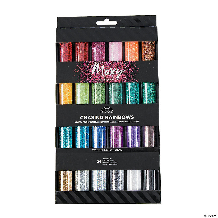 American Crafts&#8482; Moxy Chasing Rainbows Extra Fine Glitter Image