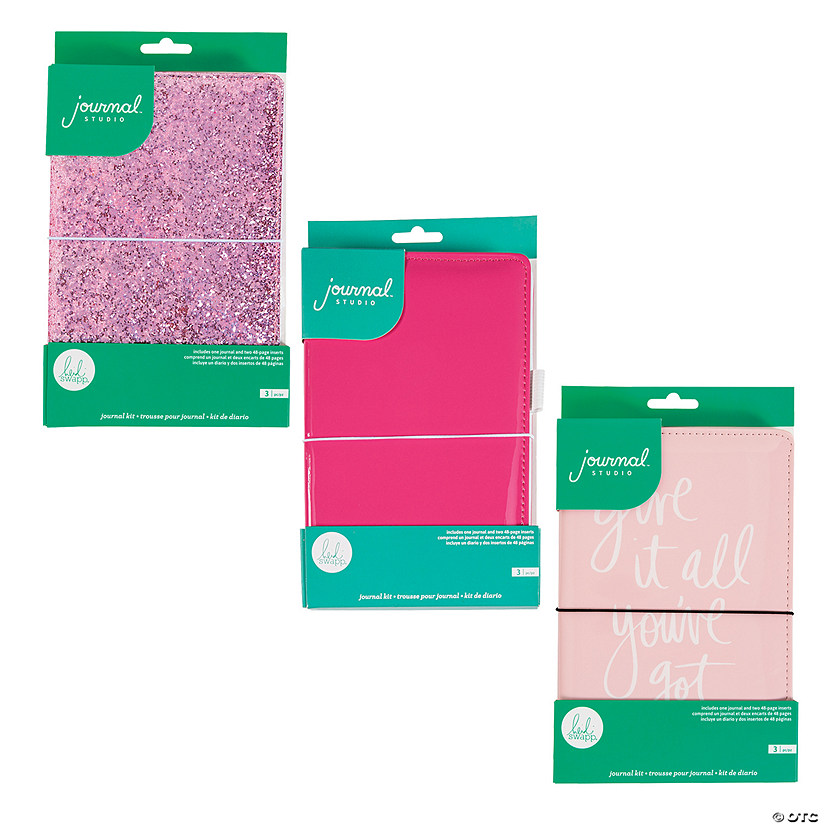 American Crafts&#8482; Pink Journal Assortment - 9 Pc. Image