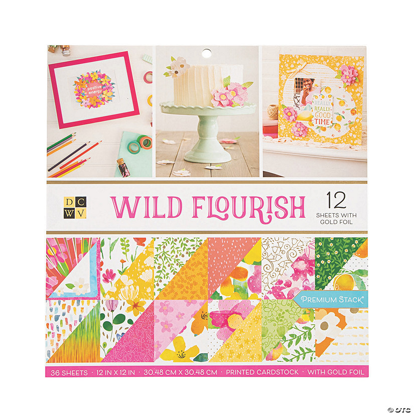 American Crafts<sup>&#8482;</sup> Die Cuts with a View<sup>&#174;</sup> Wild Flourish Paper Stack Image