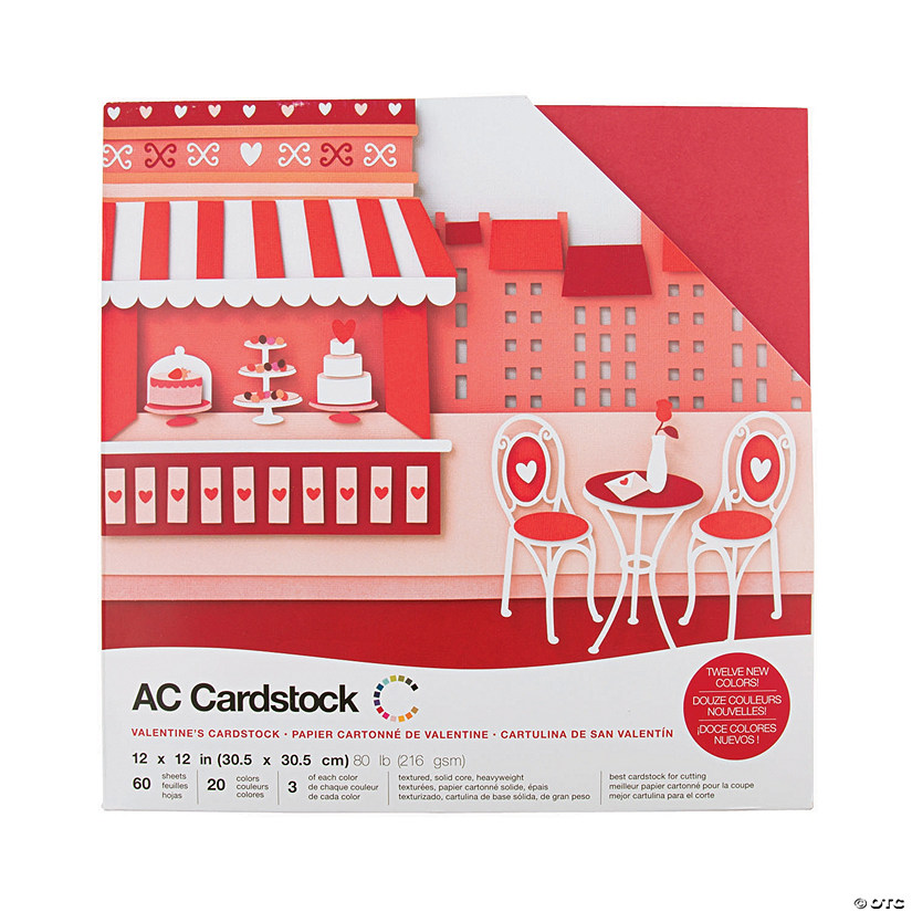 American Crafts Valentine Cardstock Variety Pack Image
