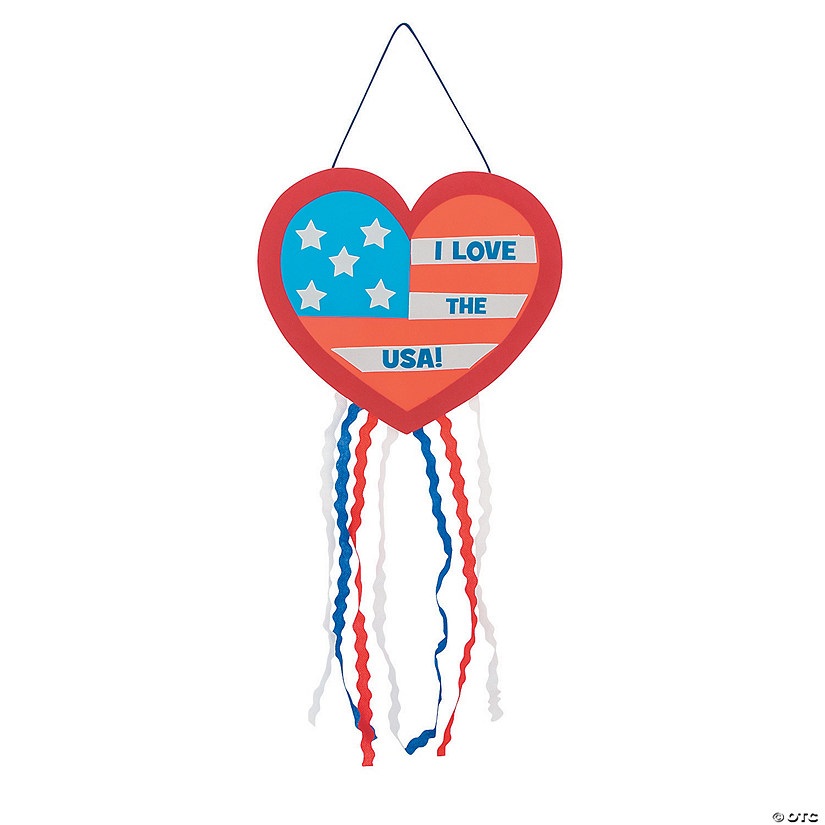 American Flag Sign Craft Kit- Makes 12 Image