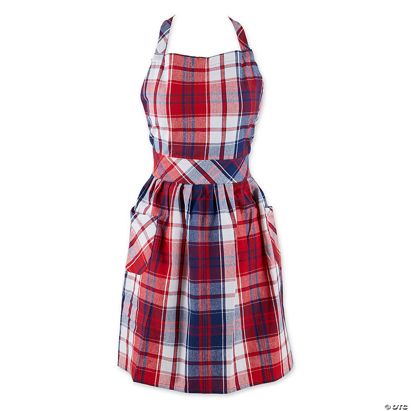 Americana Plaid Apron Image