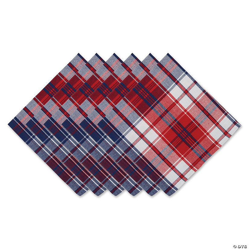 Americana Plaid Napkin (Set Of 6) Image