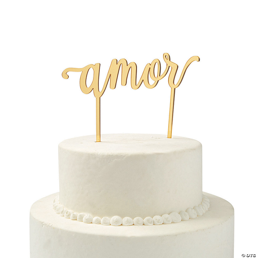 Amor Wedding Cake Topper Image
