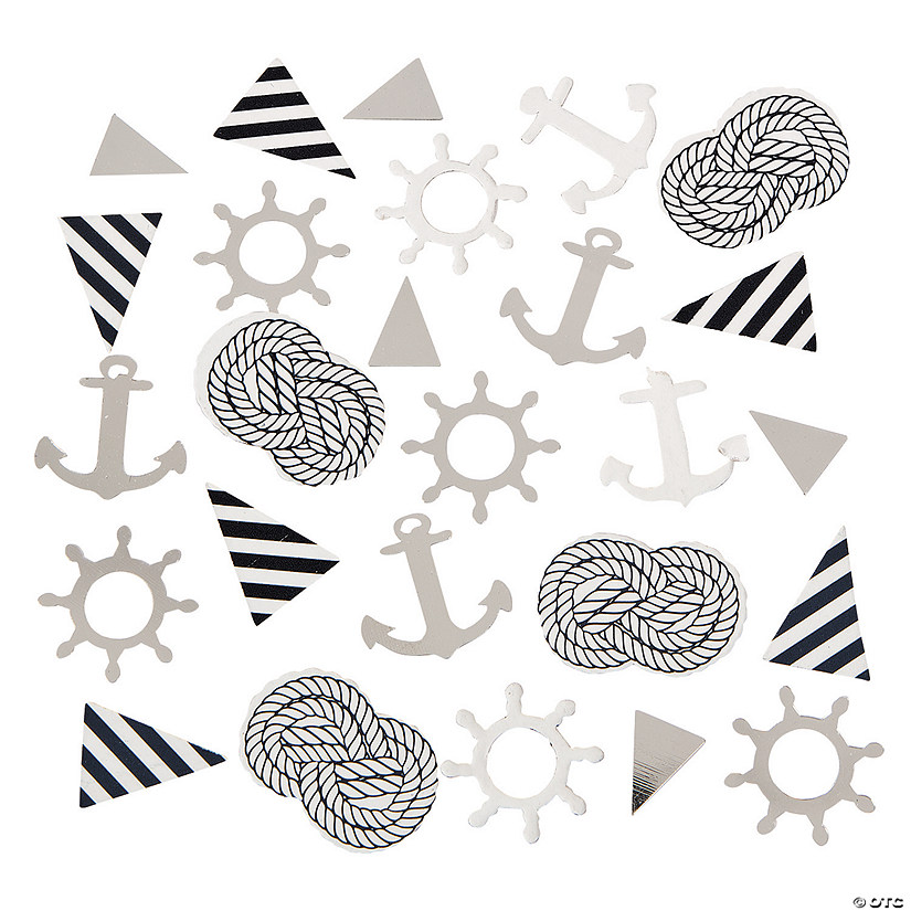 Anchor & Pennant Confetti Image