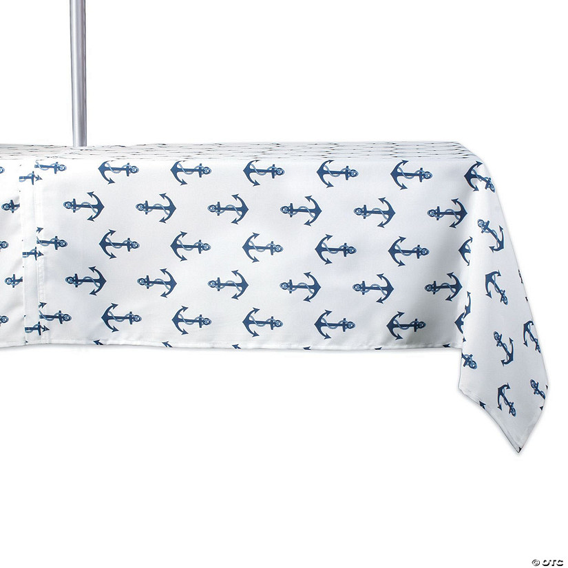 Anchors Print Outdoor Tablecloth With Zipper 60X120 Image