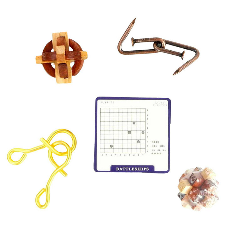 Ancient Civilization Brainteaser Puzzle Set of 5 Image
