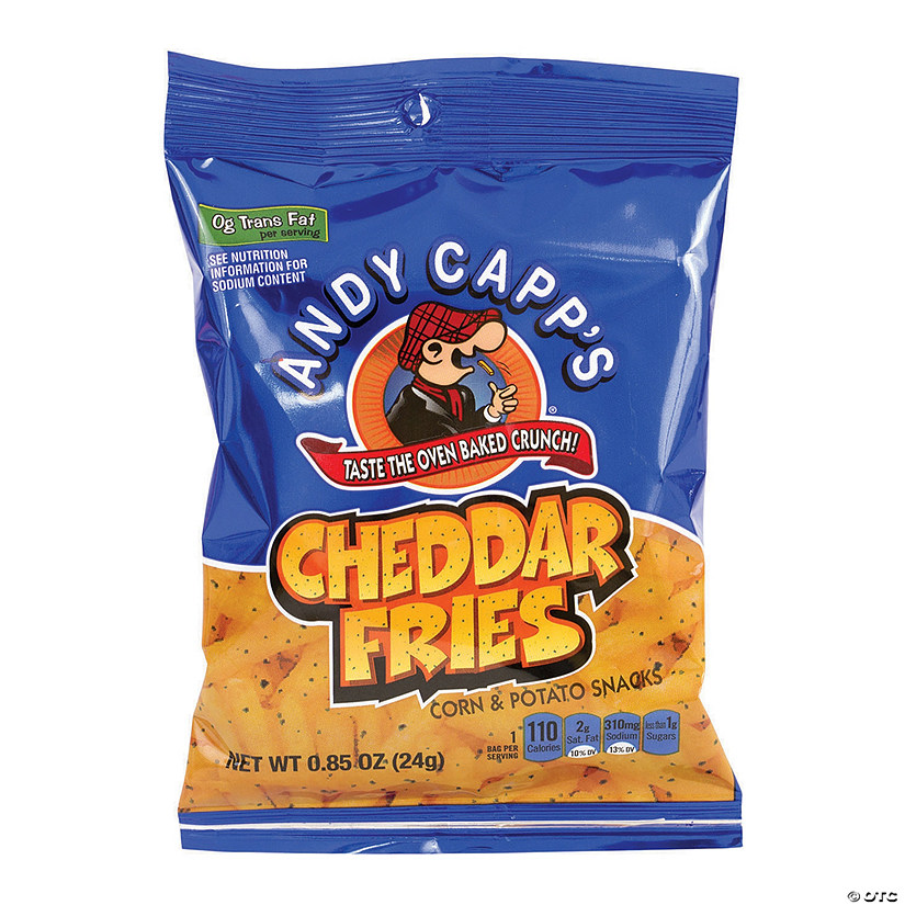 Andy Capps Cheddar Fries, 0.85 oz, 72 Count Image