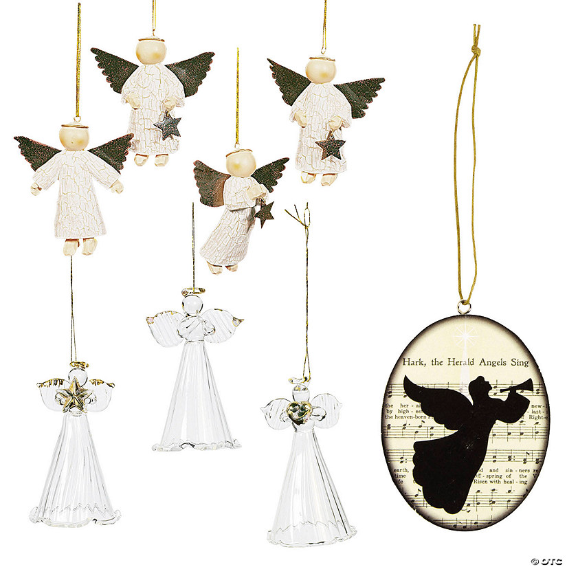 Angel Christmas Ornaments Assortment - 36 Pc. Image