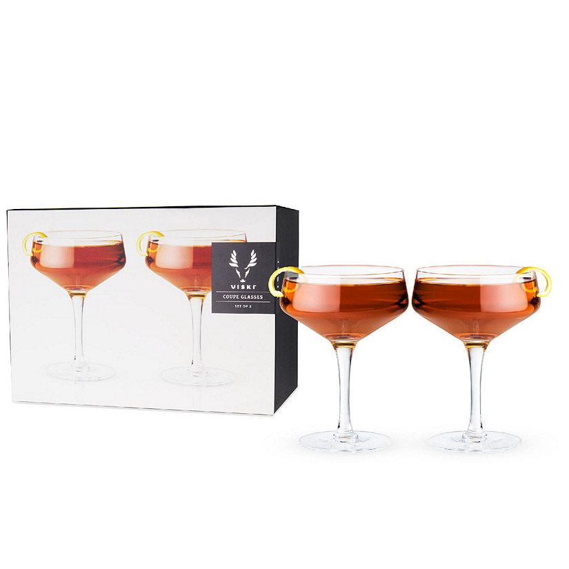 Angled Crystal Coupe Glasses Image
