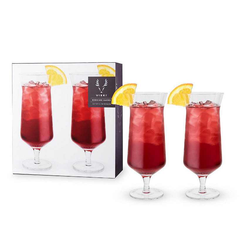 Angled Crystal Hurricane Glasses Oriental Trading