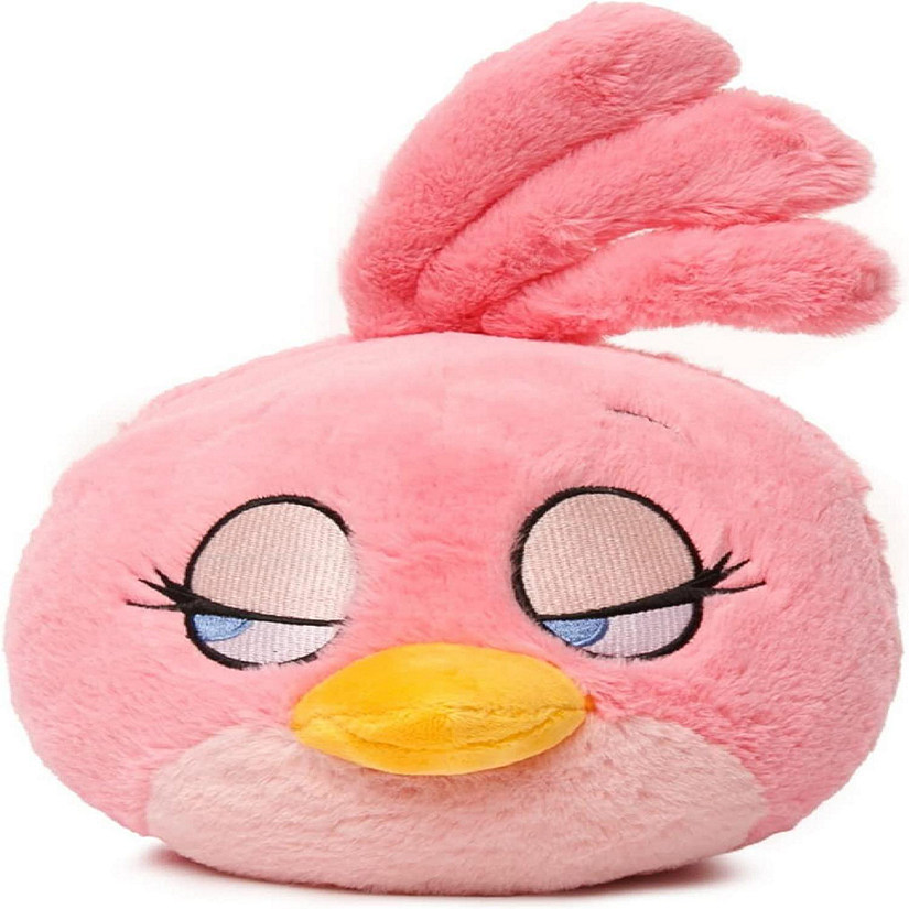 Angry Birds Stella Pink Girly Bird Plush 8" Pillow Doll Character Mighty Mojo Image