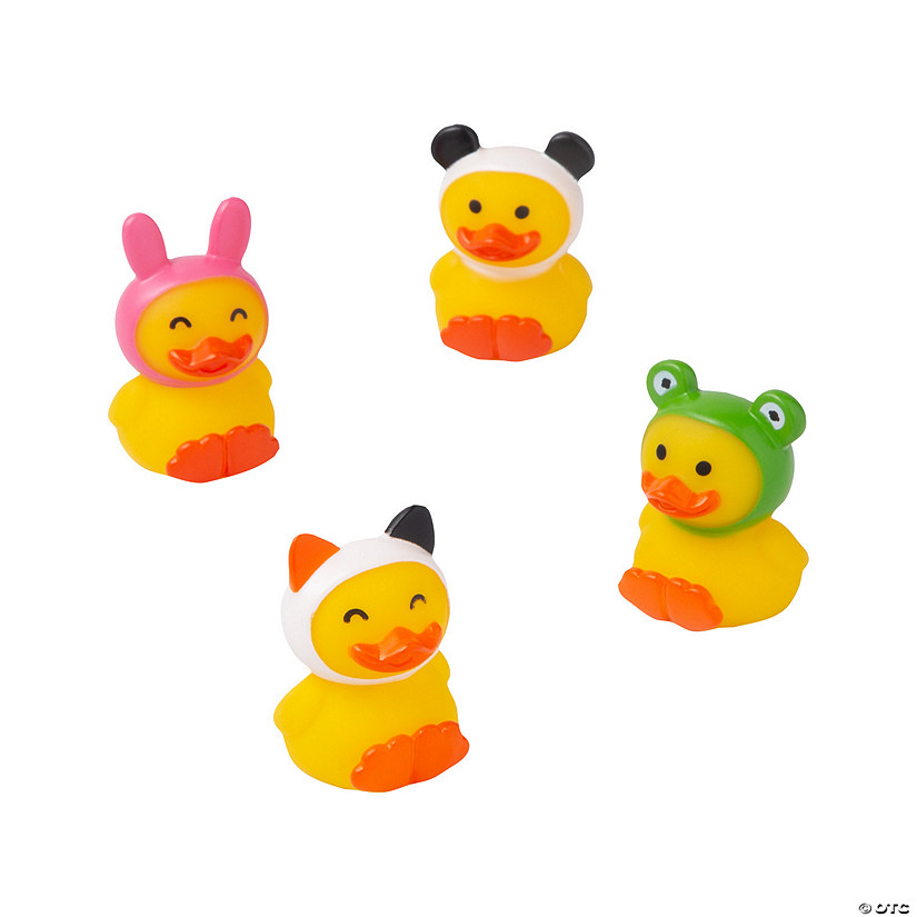 Animal Costume Rubber Ducks - 12 Pc. Image
