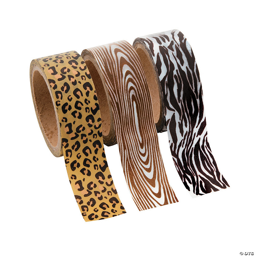 Animal Print Washi Tape Set Oriental Trading