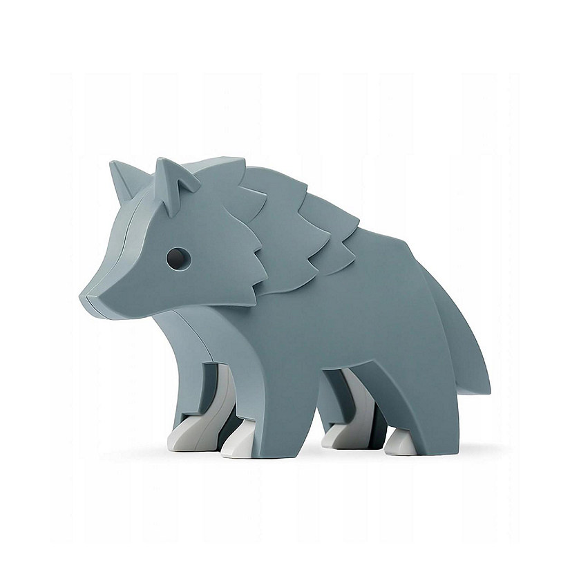 Animal Wolf Magnetic Puzzle Toy Image