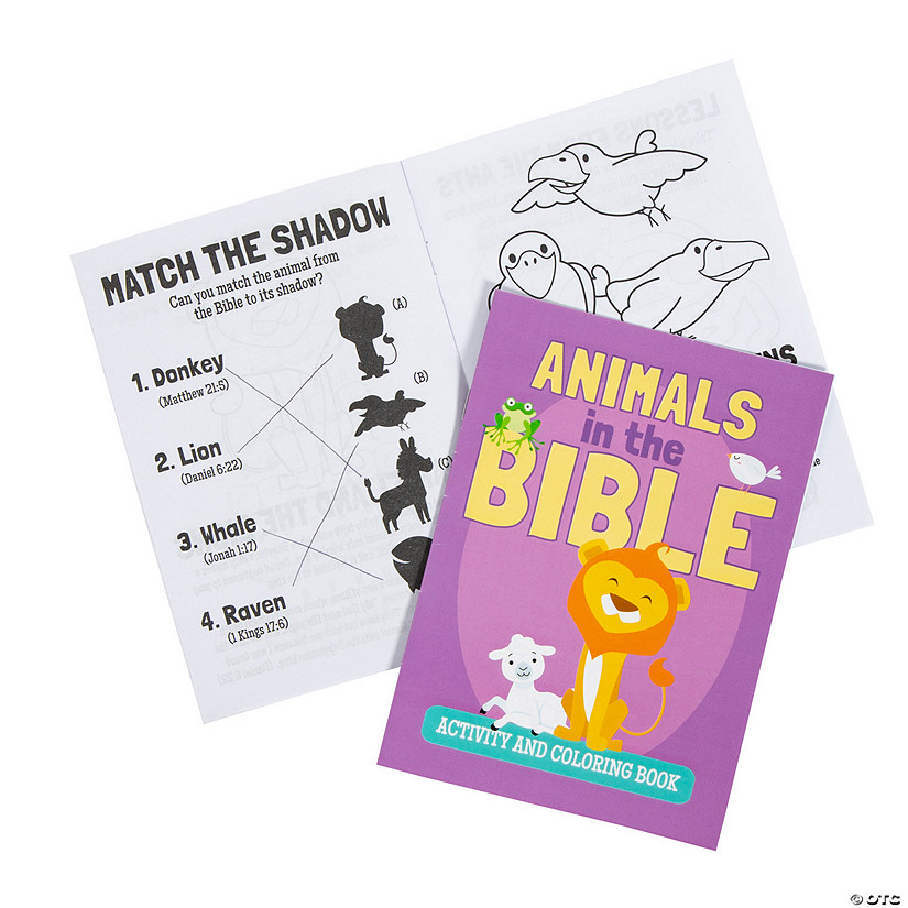 Animals in the Bible Activity Books &#8211; 12 Pc.  Image