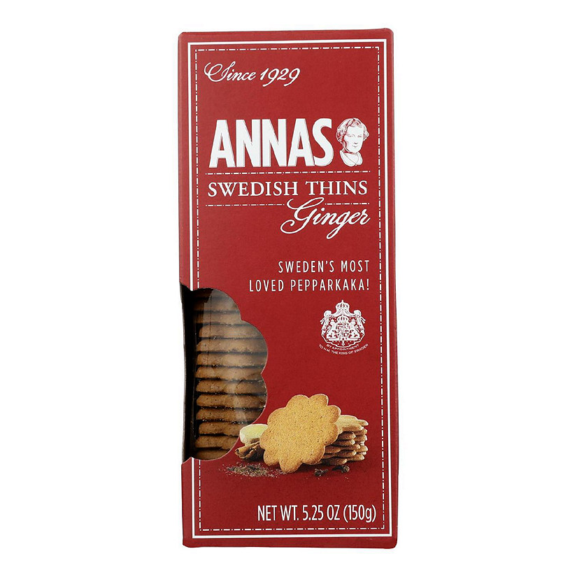 Annas Ginger Thins - Original - Case of 12 - 5.25 oz. Image
