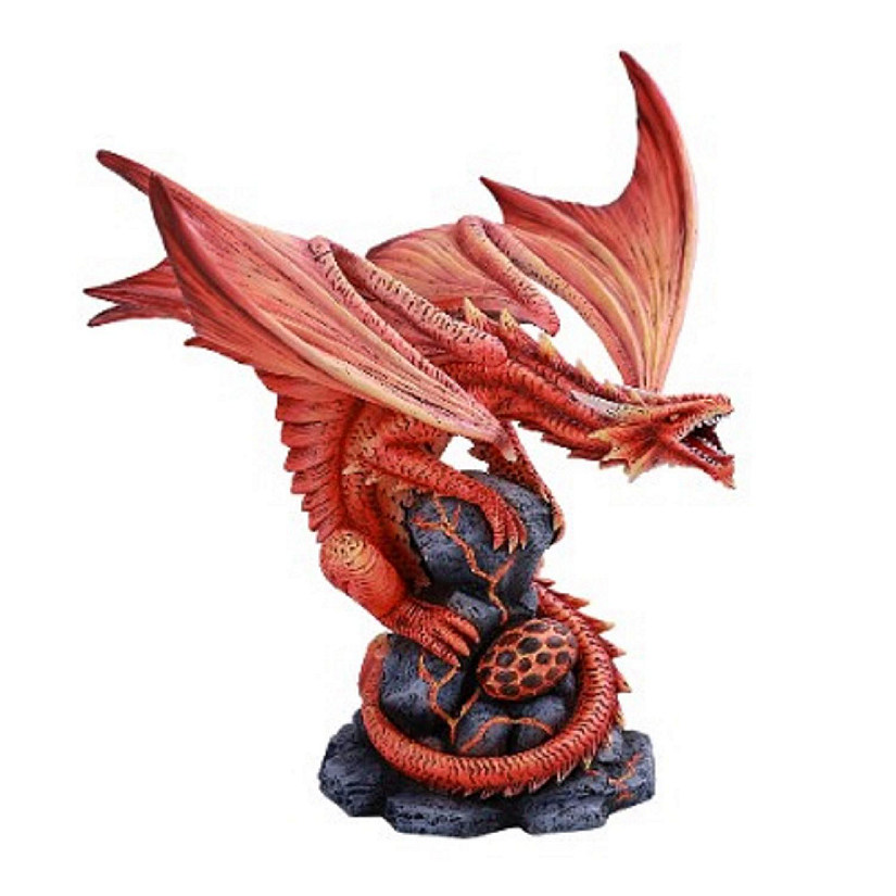 Anne Stokes Red Fire Dragon Figurine New | Oriental Trading