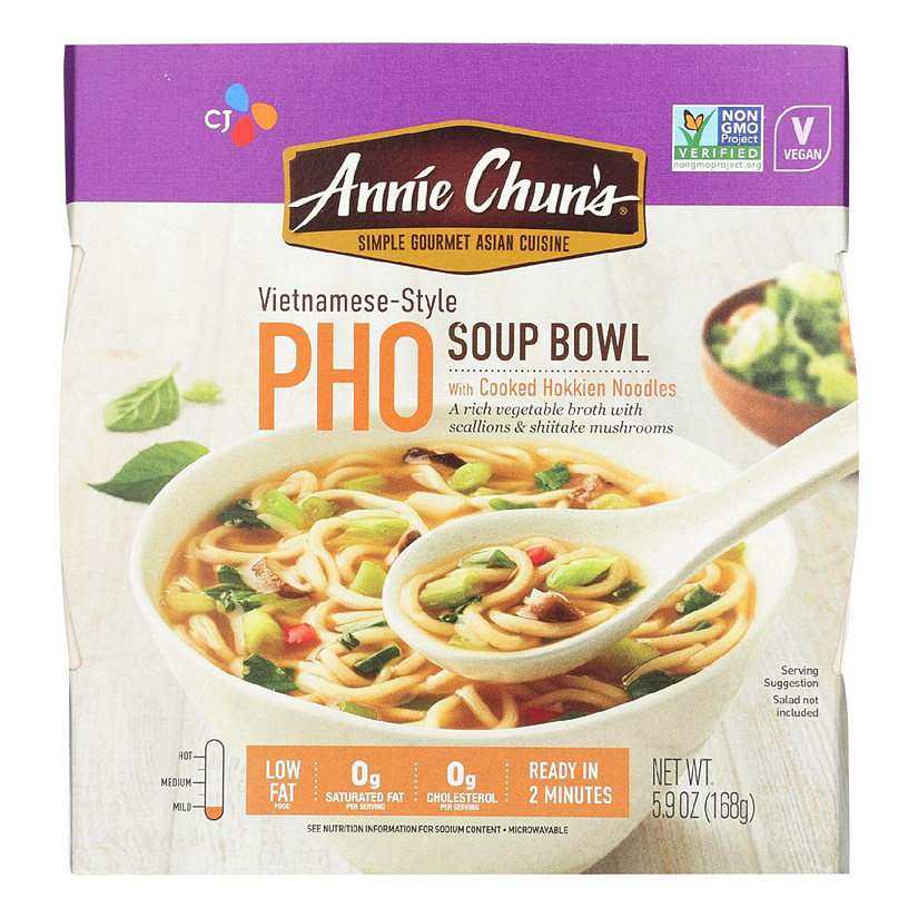 Annie Chun's Vietnamese Pho Soup Bowl - Case of 6 - 6 oz. Image