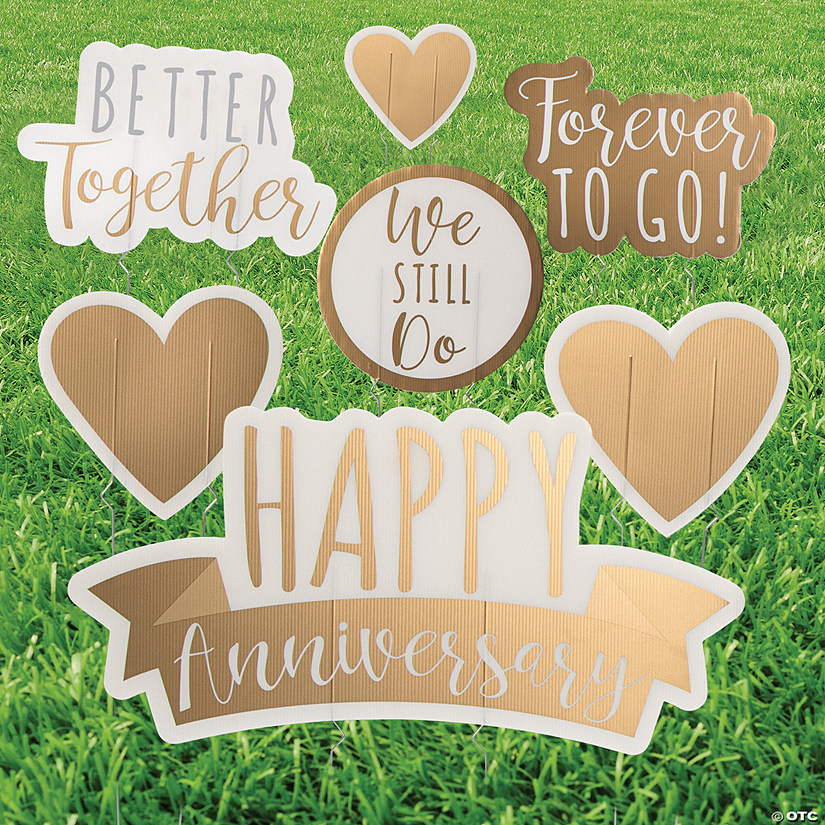 Anniversary Yard Decorating Set - 7 Pc. Image