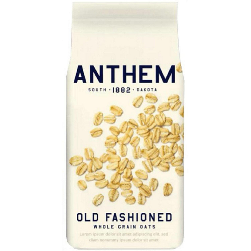 Anthem Oats - Oats Whole Grain Old Fashioned - Case of 6-40 OZ Image